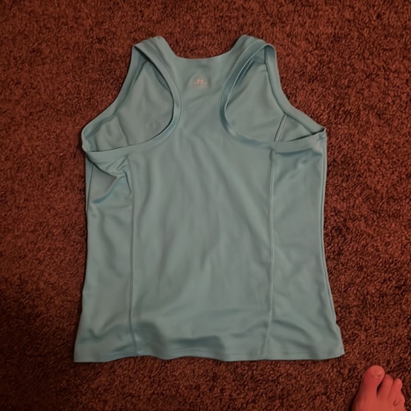 Wms under Armour aqua running tank top. Size lg. - Picture 4 of 4